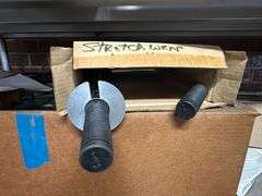Contents of New Stock Room includes New Steel Toe Rubber Boots, New Gloves, New Food Trays, New Floor Mats, New Protective Face Sheilds, New Carts, and all Shelving