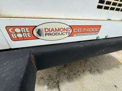 Diamond Products CB74DDC Diesel Hydraulic Power Pack on Trailer