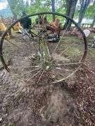 Antique Horse Drawn Rear Mounted Hay Rake
