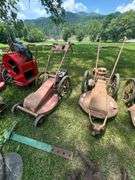 Lot of 3 Antique Field Mowers