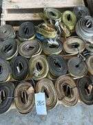 Lot of Rolled Heavy Duty Tie Down/Tow Straps