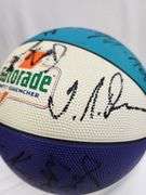 1990's Charlotte Hornets Team Signed Basketball