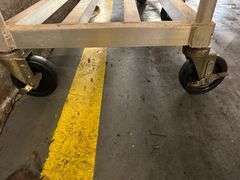 2 x Aluminum Rolling Racks 6 ft H