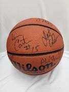 1990's UNC Tarheels Team Signed Basketball