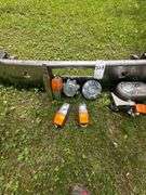 Hendrickson Diesel Truck Bumper w/ Assorted Replacement Lights