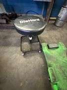 Pittsburgh Creeper & Die Hard Rolling Mechanics Stool w/ Hardware Catcher