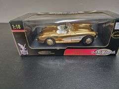 Road Signature 24K Gold Plated 1:18 Scale 1957 Chevrolet Corvette