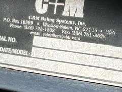 C&M Baling Systems Model 60HDD Baler
