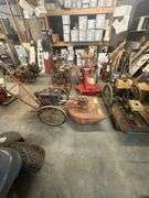 Lot of 4 Antique Lawn Mowers