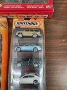 Grouping of 1:64 Scale Matchbox and Hot Wheel Die Cast Cars