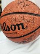 1990's UNC Tarheels Team Signed Basketball
