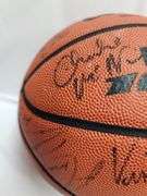 1990's UNC Tarheels Team Signed Basketball