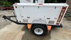 Diamond Products CB74DDC Diesel Hydraulic Power Pack on Trailer