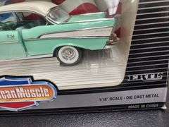 American Muscle 1:18 Scale 1957 Chevrolet Bel Air Sport Coupe Die Cast