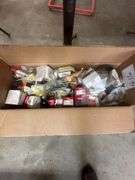 1 Case of Assorted Small Engine Replacement Switches, Buttons, Electronics