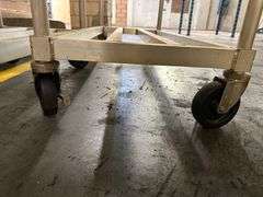 2 x Aluminum Rolling Racks 6 ft H
