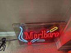 15"x21" Marlboro Cigarettes Advertising Neon