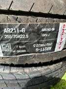 (4x) Clark 255/70R22.5 Tires