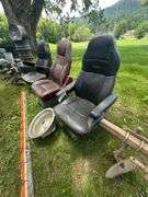 Lot of 3 Diesel Freight Truck Seats