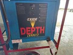 Exide Depth Charger Model D3E-12-680 24V 109 AMP Forklift Battery Charger