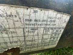 2008 Hurst 16' Trailer V-1H9T3162781057102