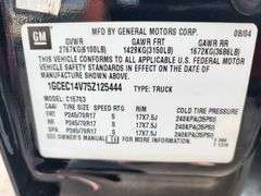 2005 Chevrolet Silverado 1500 Joe Gibbs Performance Package VIN#1GCEC14V75Z125444