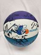 1990's Charlotte Hornets Team Signed Basketball
