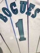 Scott Burrell Autographed Framed and Matted Charlotte Hornets Jersey