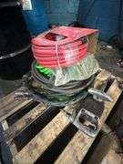 Lot of Assorted Air Drive Mechanics Tools & Air Compressor Hoses