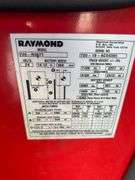 Raymond Model 720-R35TT Ride On Long Reach Electric Forklift (non- functional)