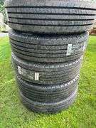 (4x) Clark 255/70R22.5 Tires