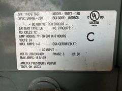 PowerStar Model 900Y3-12G Forklift Battery Charger