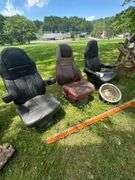 Lot of 3 Diesel Freight Truck Seats