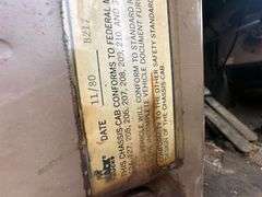 1980 Mack RM6854X Plow Truck VIN# 1M2S137C2BA001375