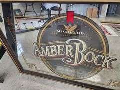 Michelob Amber Bock 22"x30" Bar Mirror