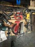 Lot of Assorted 110V Corded Power Tools