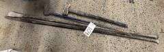 Grouping of Pry Bars and Sledge Hammer