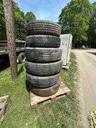 Lot of Assorted Truck Tires
