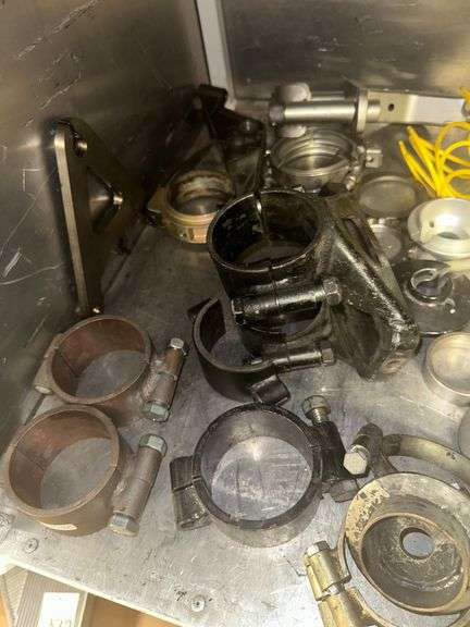 Steel Late Model 2" Collar Clamps Caliper Brackets Steering Wheel Spacers and Much More