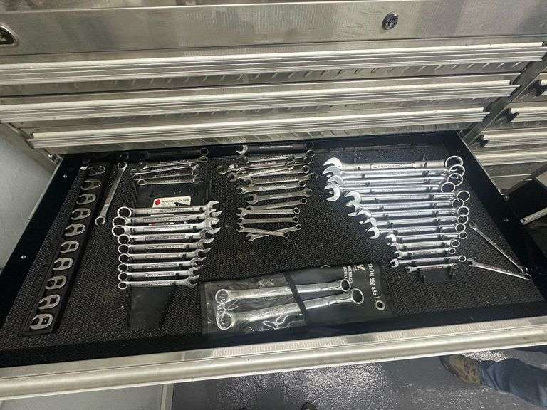Assorted Wrench Sets w/ Full Set of Rare Snap-On Metric Crows Foot Mechanic's Wrenches image
