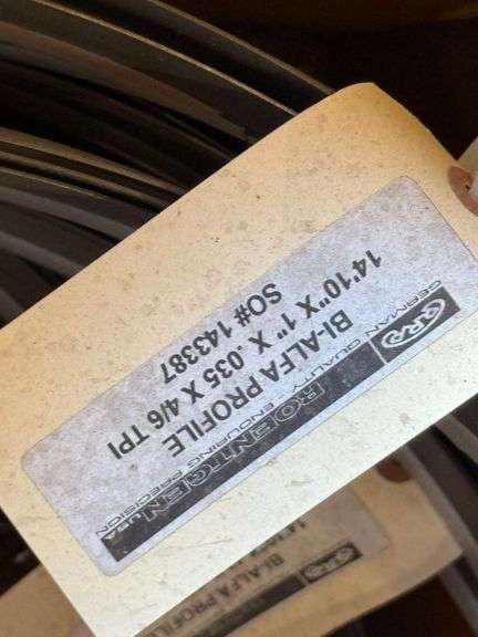 Box of Roentgen BI-ALFA Profile Band Saw Blades