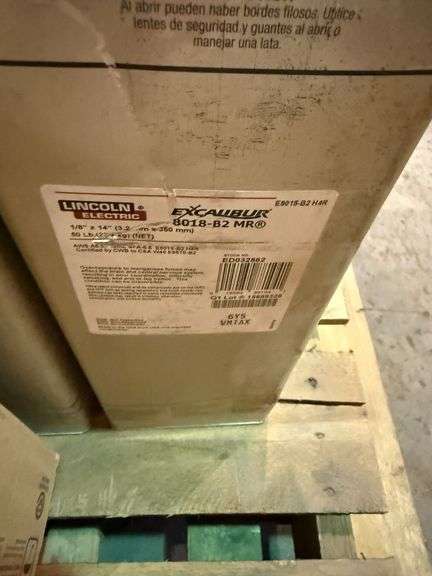 (3) Lincoln Electric Excaliber 8018-B2MR Welding Electrodes