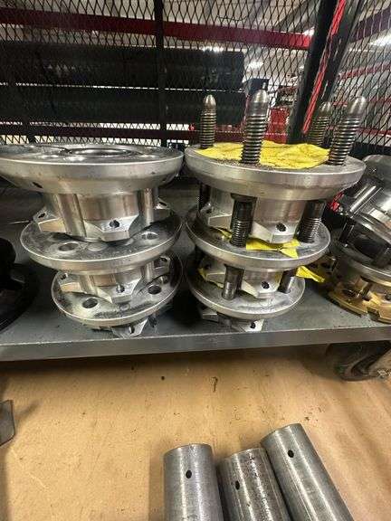 Six Aluminum 5x5 Hubs