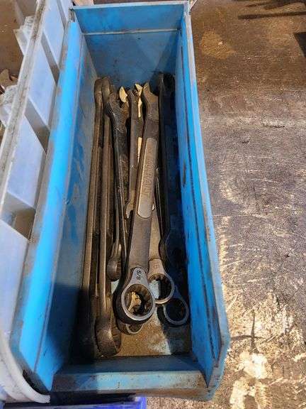 Four Trays of Assorted Combination Wrenches
