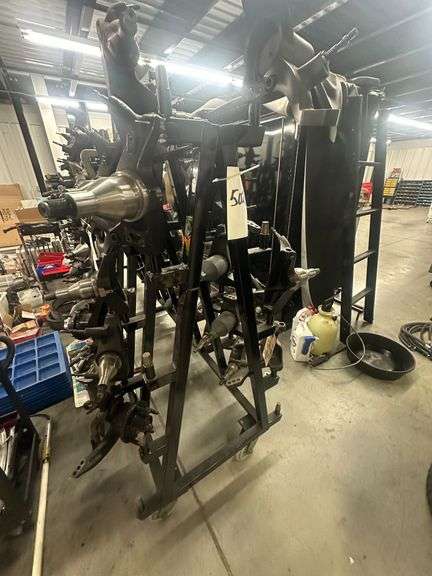 Large Rolling Spindle Rack (1 Black)
