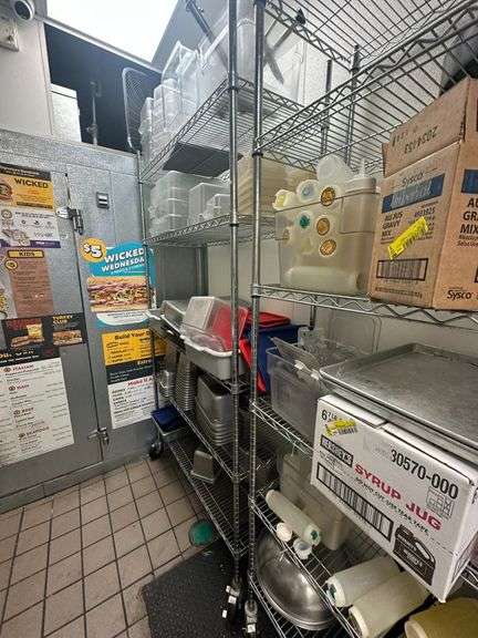 (4x) Metal Wire Racks on Casters | Stainless Steel