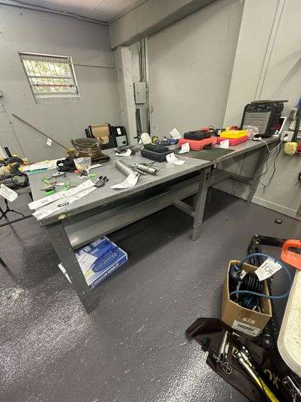 Steel Support Work Tables *NO Contents*