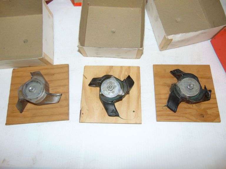 Three Freeborn 1 1/4" Shaper Cutter