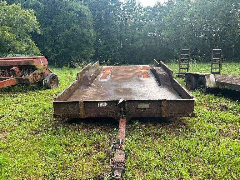 Hardee 8x16' Steel Deck Trailer, (FARM USE ONLY, NO TITLE)