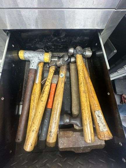 Grouping of Antique Ball Peen Hammers